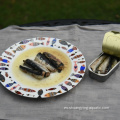 Gran forma ovalada sardinas enlatadas 125 g en aceite